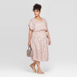 Ava & Viv faux wrap dress